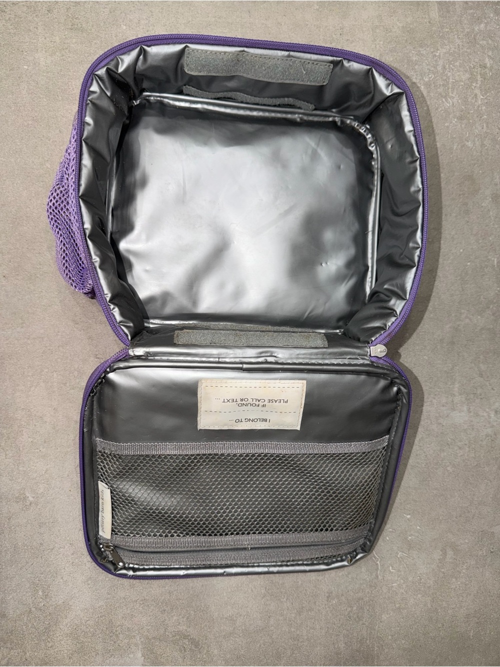 Pottery Barn Kids Lavender Floral Blooms Mackenzie Lunch Box - Picture 4 of 4